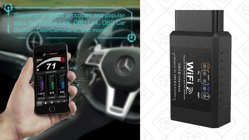 Dr. Meter OBD2 Wi-Fi Code Scanner, $13 with code HSHLH9BA